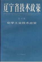 辽宁省技术政策 第9册 化学工业技术政策