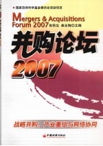 并购论坛 2007 战略并购、产业重组与网络协同