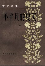 不平凡的夏天 上 费定选集