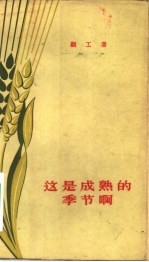 这是成熟的季节啊 诗集