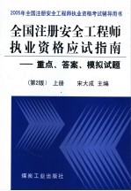全国注册安全工程师执业资格应试指南 重点、答案、模拟试题 上 第2版