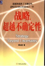 战略,超越不确定性