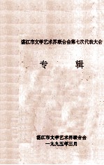湛江市文学艺术界联合会第七次代表大会 专辑