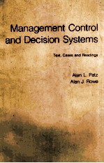 Management Control And Decision Systems Text