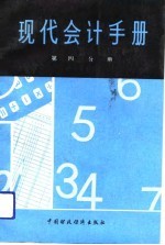 现代会计手册 第4分册