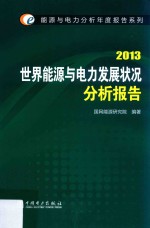世界能源与电力发展状况分析报告 2013