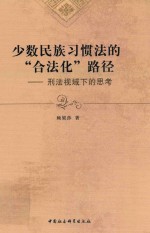 少数民族习惯法的“合法化”路径 刑法视域下的思考