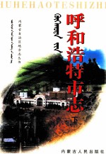 呼和浩特市志 下