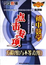 QQ教辅点击专项 初中数学方程(组)与不等式(组)
