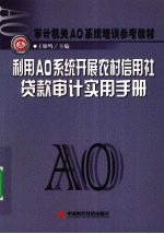 利用AO系统开展农村信用社贷款审计实用手册