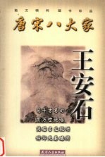 唐宋八大家 王安石