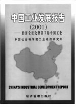 中国工业发展报告 2001 经济全球化背景下的中国工业