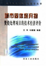 城市固体废弃物焚烧处理项目的技术经济评价