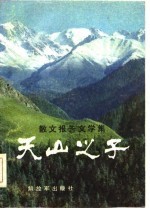 散文报告文学集 天山之子