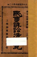 民事诉讼法要览 上