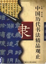 中国历代书法精品观止 隶书卷