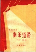 两条道路 四幕八场话剧
