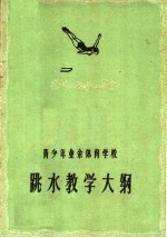青少年业余体育学校跳水教学大纲