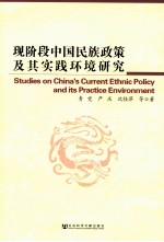 现阶段中国民族政策及其实践环境研究
