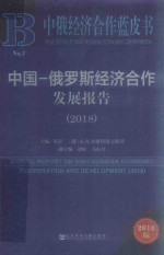 中国 俄罗斯经济合作发展报告 2018版