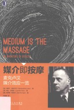 媒介即按摩 麦克卢汉媒介效应一览