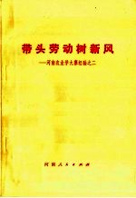 带头劳动树新风:河南农业学大寨经验之二