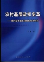农村基层政权变革 新时期中国乡镇政权改革研究