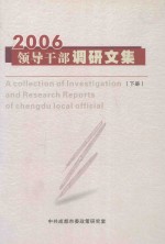 领导干部调研文集 2006 下