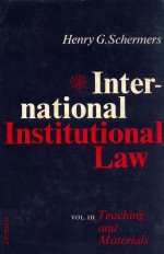 INTERNATIONAL INSTITUTIONAL LAW VOLUME III