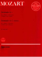 serenade in c minor for 2 flutes 2 oboes 2 clarinets and 2 bassoons ba5332