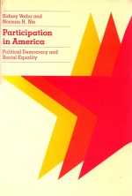 PARTICIPATION IN AMERICA POLITICAL DEMOCRACY AND SOCIAL EQUALITY