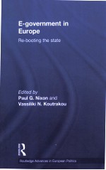 E-GOVERNMENT IN EUROPE RE-BOOTING THE STATE
