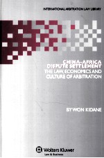 CHINA-AFRICA DISPUTE SETTLEMENT THE LAW