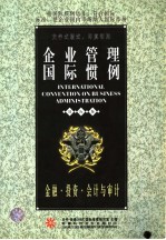 企业管理国际惯例 第2卷 金融·投资·会计与审计
