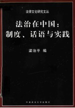 法治在中国：制度、话语与实践  艾德华教授荣休纪念文集