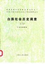 白族社会历史调查 3