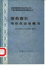察布查尔锡伯自治县概况