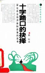 十字路口的抉择 深化农业经济体制改革的思考