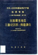 中华人民共和国地质矿产部地质专报 3 岩石矿物地球化学 第13号 川西藏东地区三民沉积-构造演化