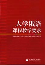 大学俄语课程教学要求