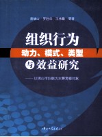 组织行为动力、模式、类型与效益研究 以佛山市妇联为主要考察对象