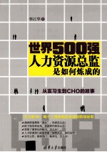 世界500强人力资源总监是如何炼成的 从实习生到CHO的故事