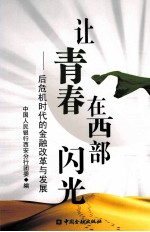 让青春在西部闪光 后危机时代的金融改革与发展