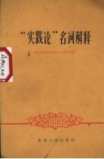 “实践论”名词解释