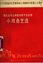 湖北省专业剧团创作节目会演 小戏曲艺选