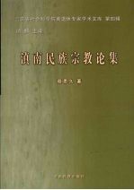 滇南民族宗教论集