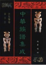 中华族谱集成 陈氏谱卷 第4册
