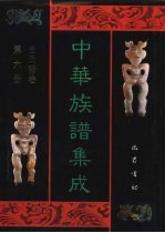 中华族谱集成 王氏谱卷 第6册