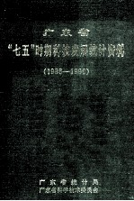 广东省“七五”时期科技发展统计资料 1986-1990