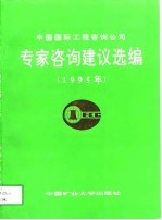 中国国际工程咨询公司专家咨询建议选编 1995年